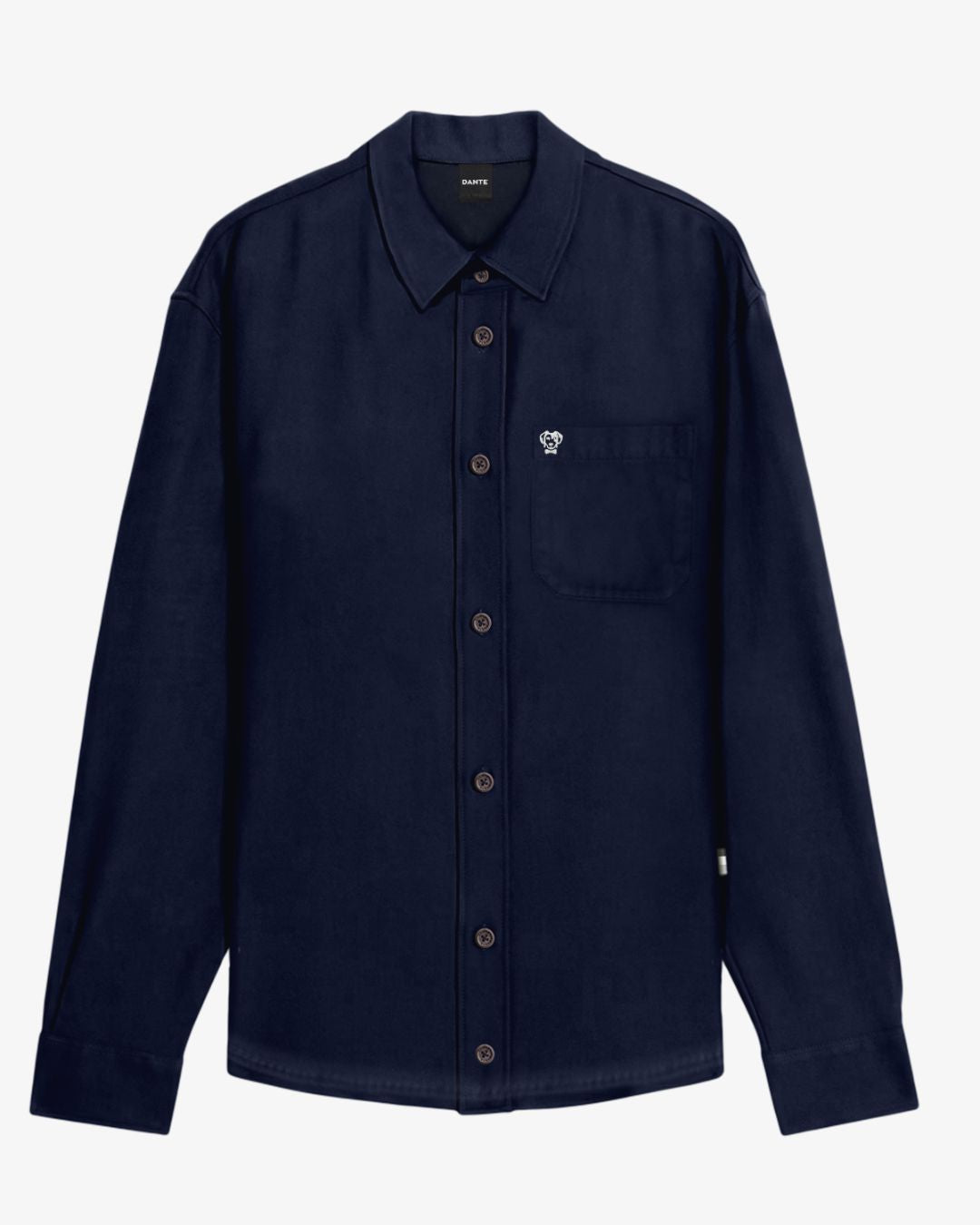 Dark Blue Stain-Resistant Light Jacket with Pocket