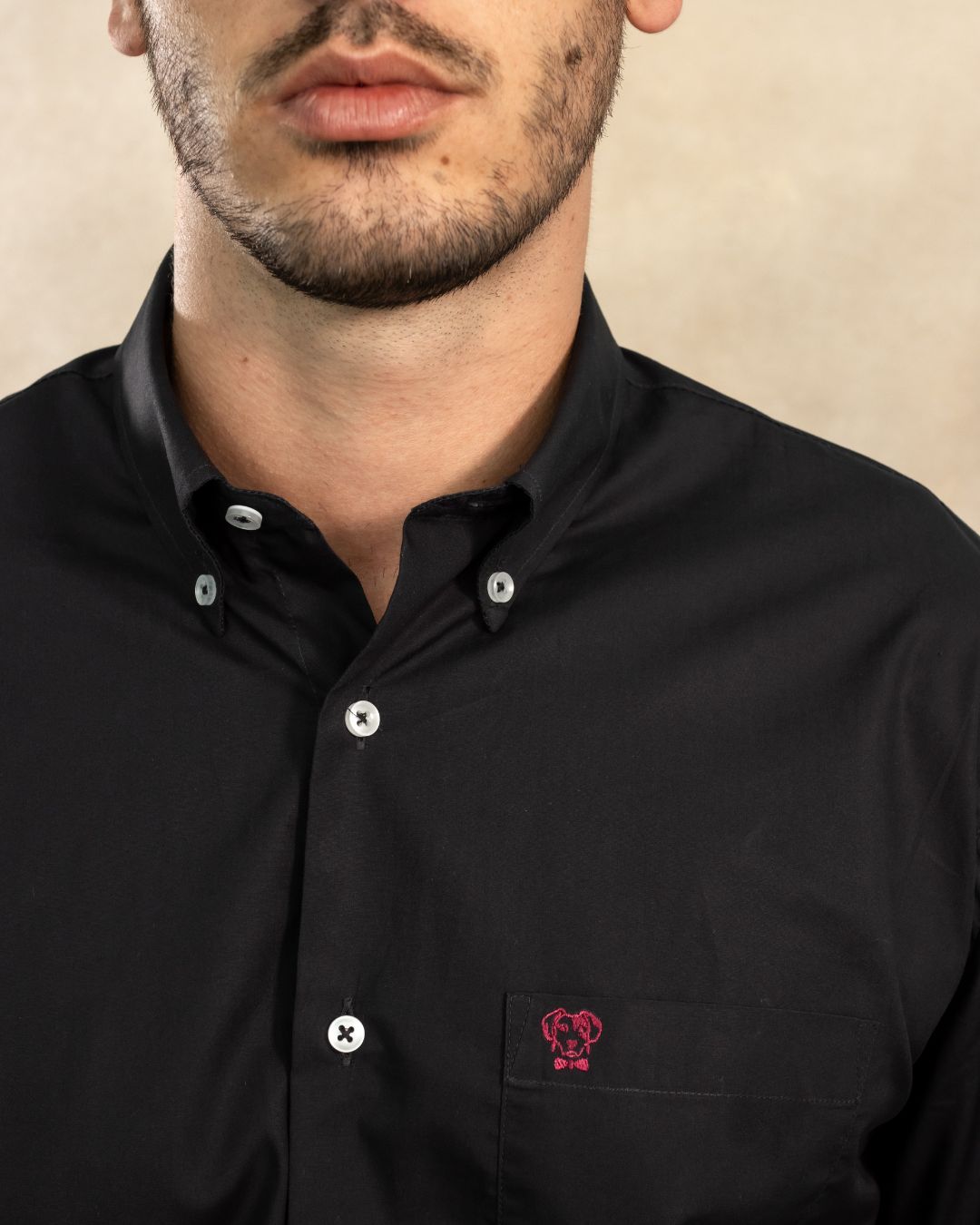 The Impeccable Shirt™ | Poplin in Black With Pocket