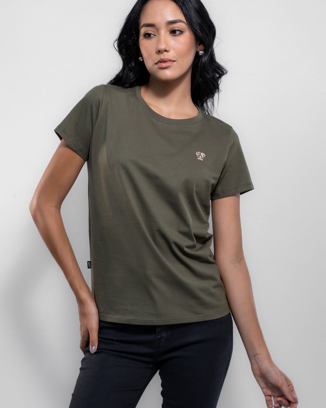 The Impeccable Tee™ – Women’s / Military Green
