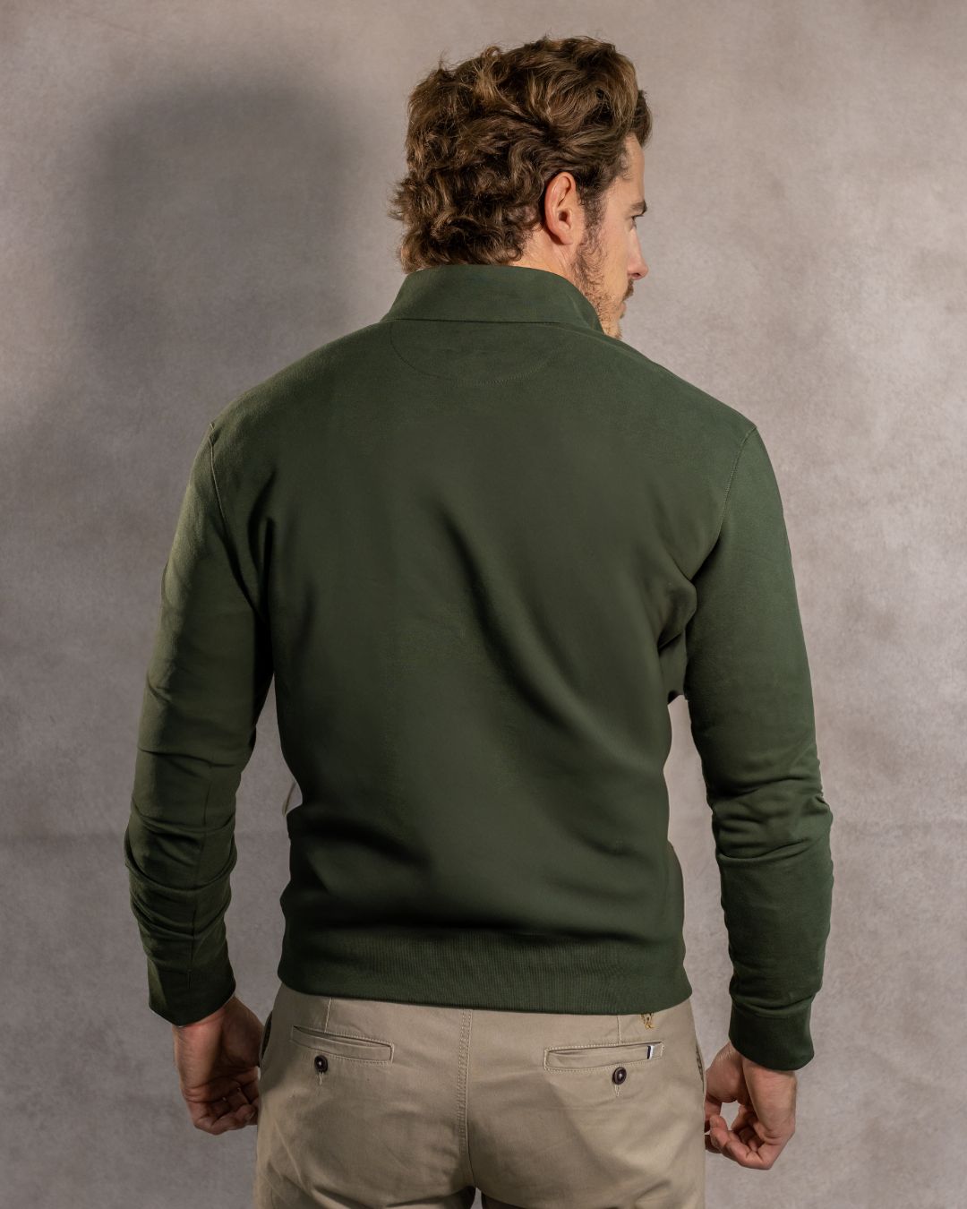 The Impeccable Halfzip™ Military Green