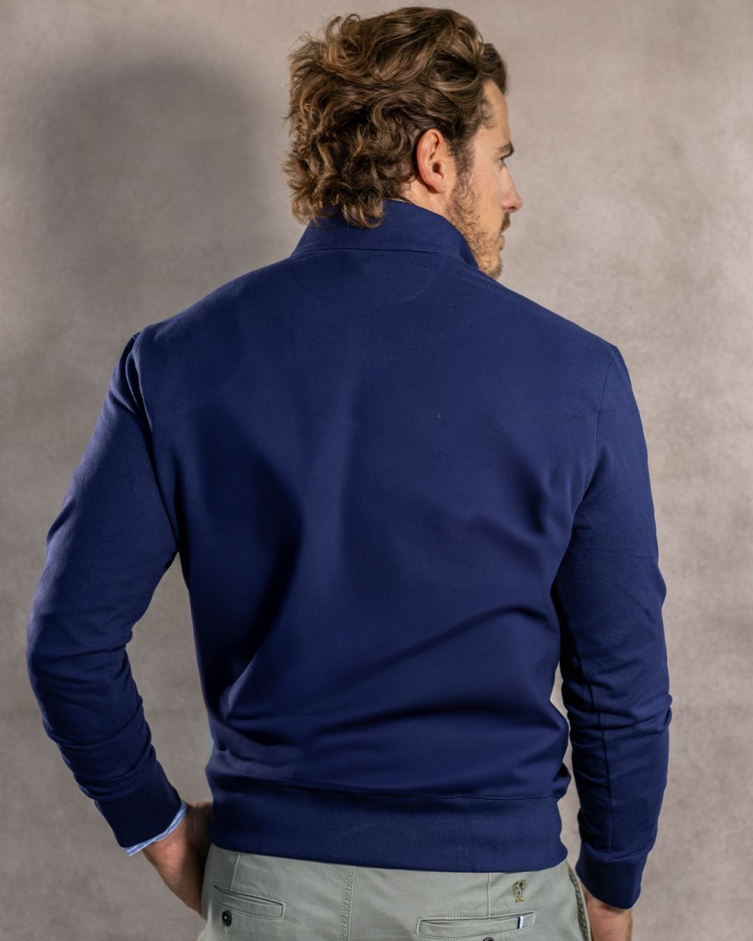 The Impeccable Halfzip™ Navy blue