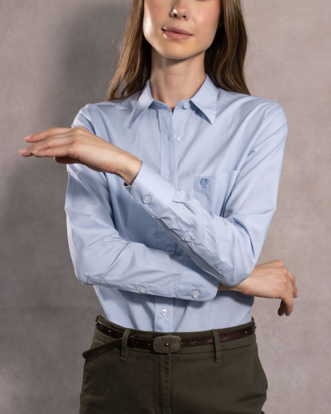 The Impeccable Femme Shirt™ | Light Blue With Pocket