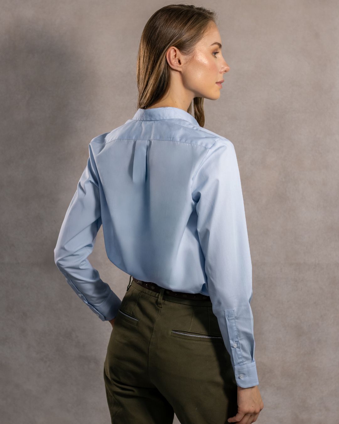 The Impeccable Femme Shirt™ | Light Blue With Pocket