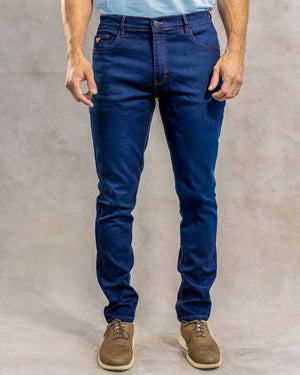 Classic Vintage Dark Blue Stretch Jean