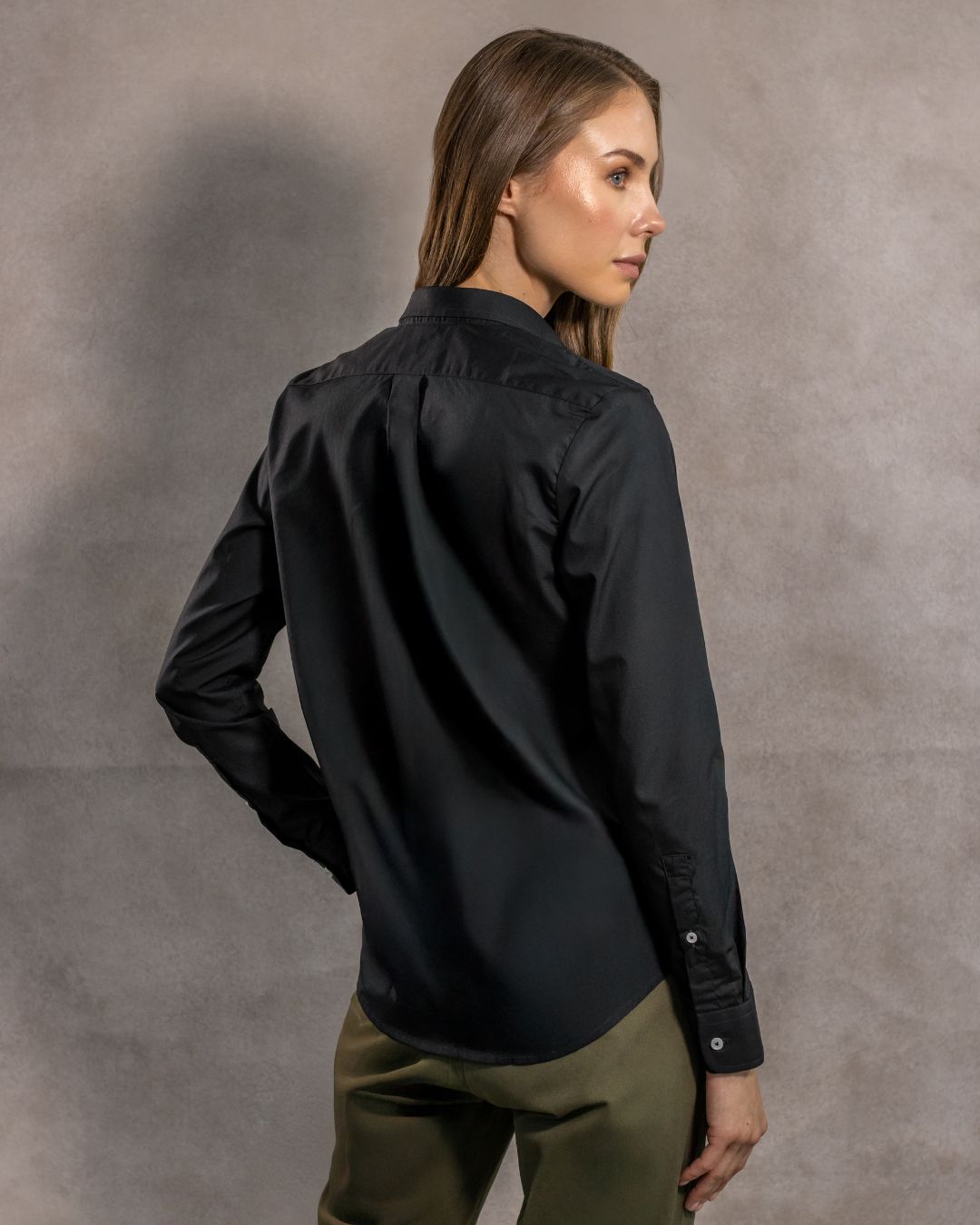 The Impeccable Femme Shirt™ | Black With Pocket