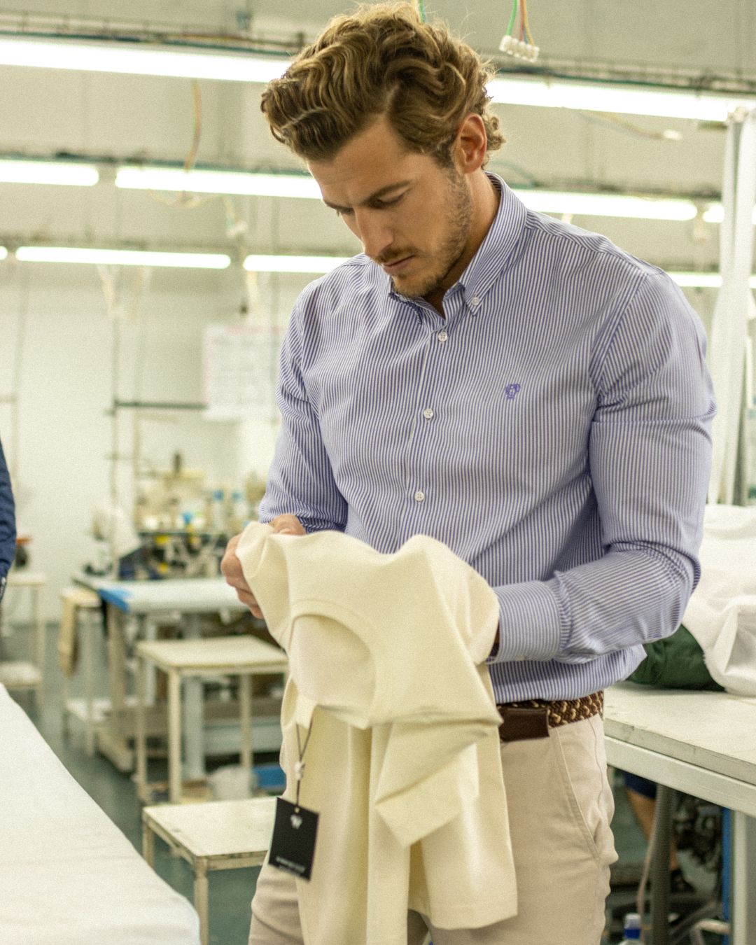 The Impeccable Shirt™ | Oxford in Dark Blue Stripes Harvard