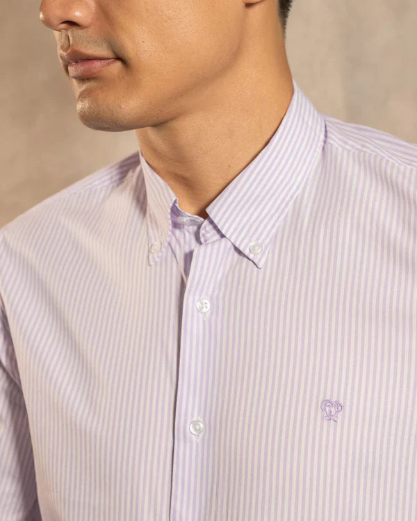 The Impeccable Shirt™ | Poplin Lilac Stripes