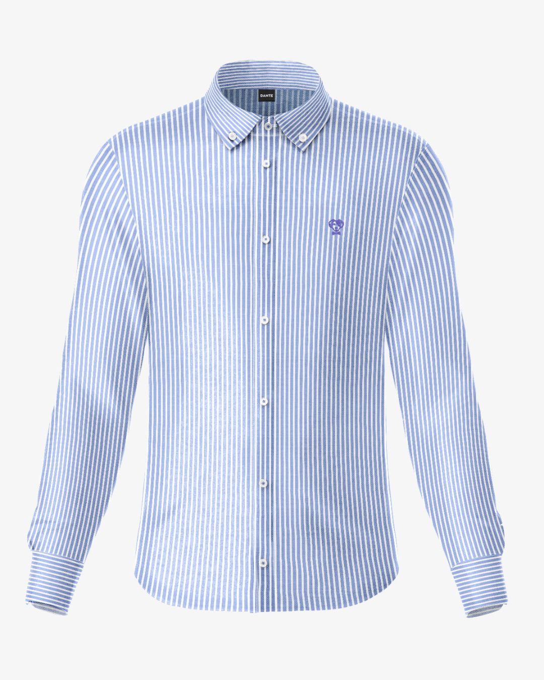 The Impeccable Shirt™ | Oxford in Dark Blue Stripes Harvard
