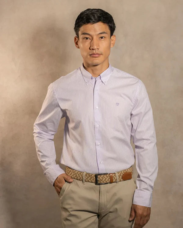 The Impeccable Shirt™ | Poplin Lilac Stripes