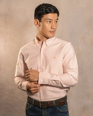 The Impeccable Shirt™ | Oxford Coral Stripes