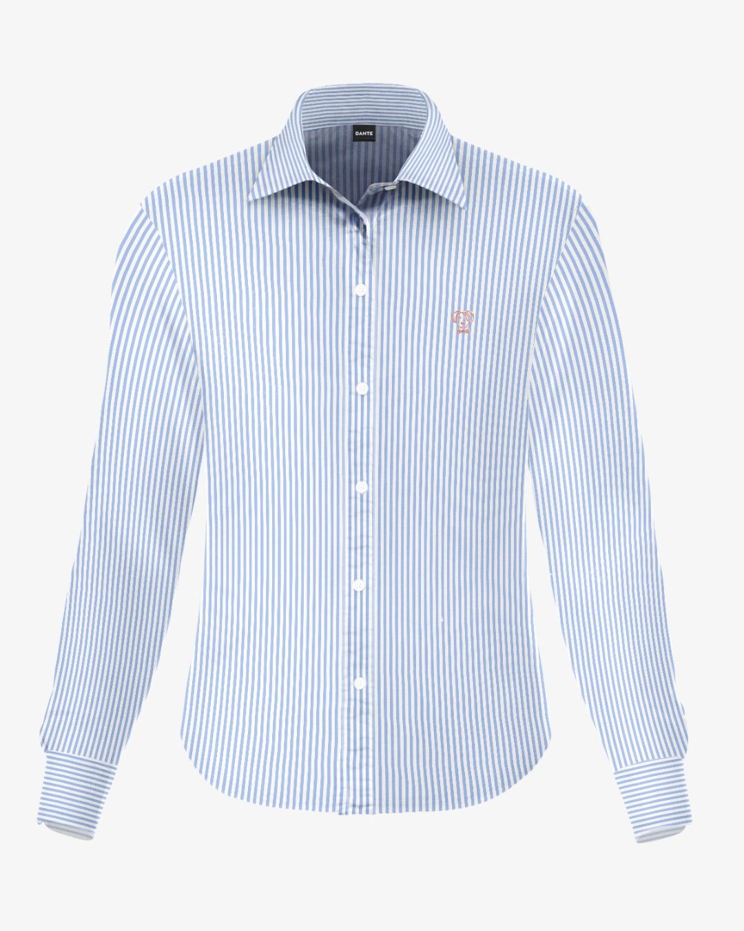 The Impeccable Femme Shirt™ | Oxford in Yale Blue Stripes