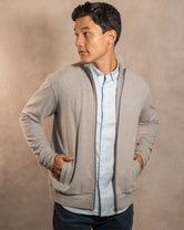 Full-Zip Stain-Resistant Jacket – Heather Gray