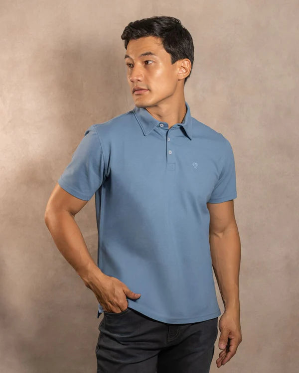 The Impeccable Polo™ Chino Blue