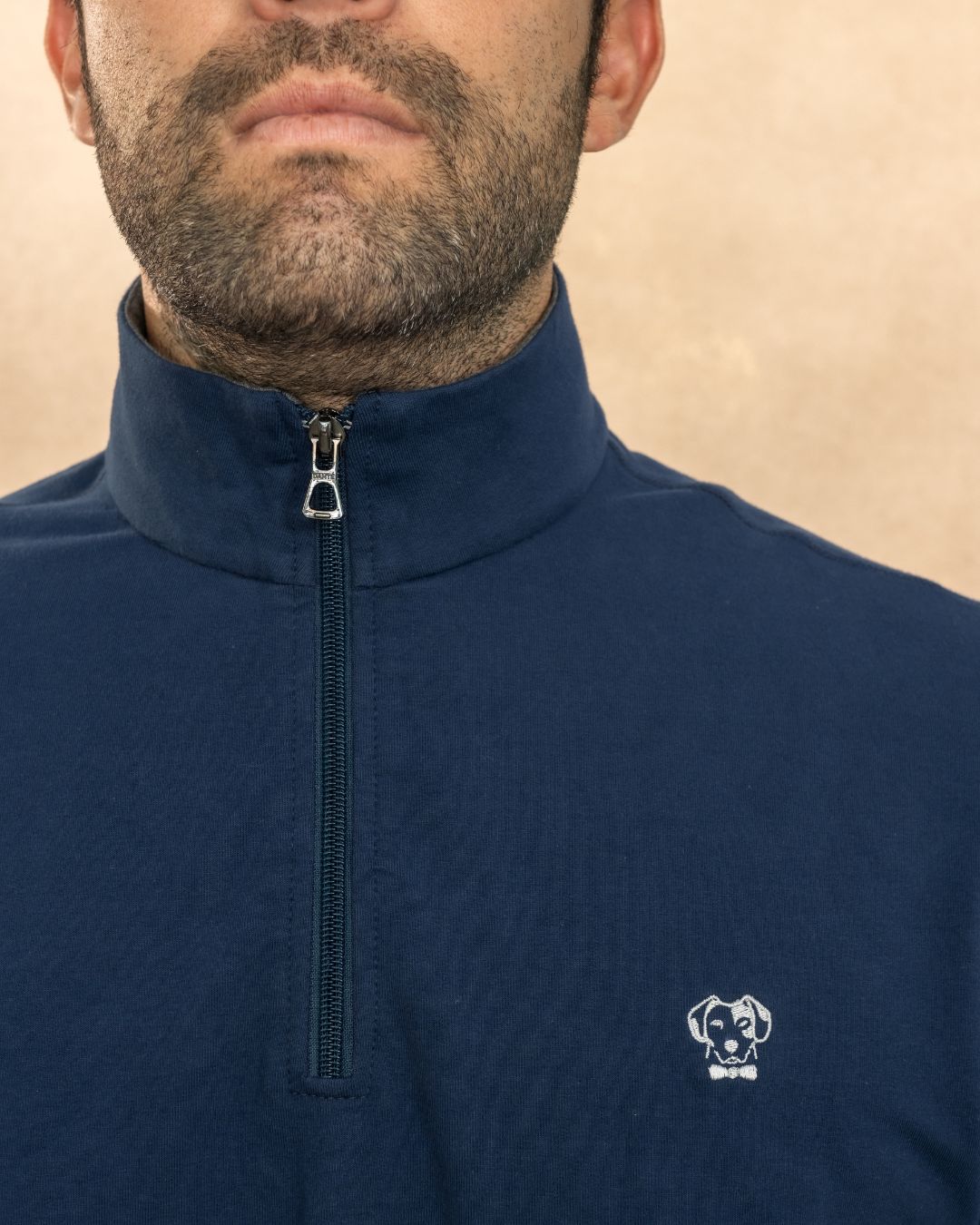 The Impeccable Halfzip™ Navy blue