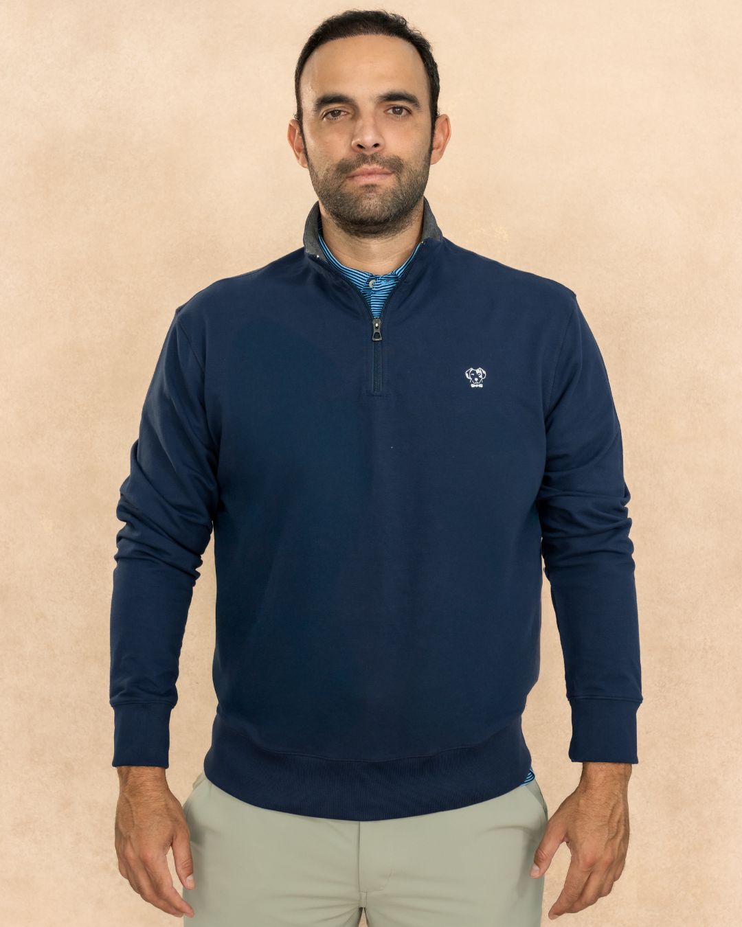 The Impeccable Halfzip™ Navy blue