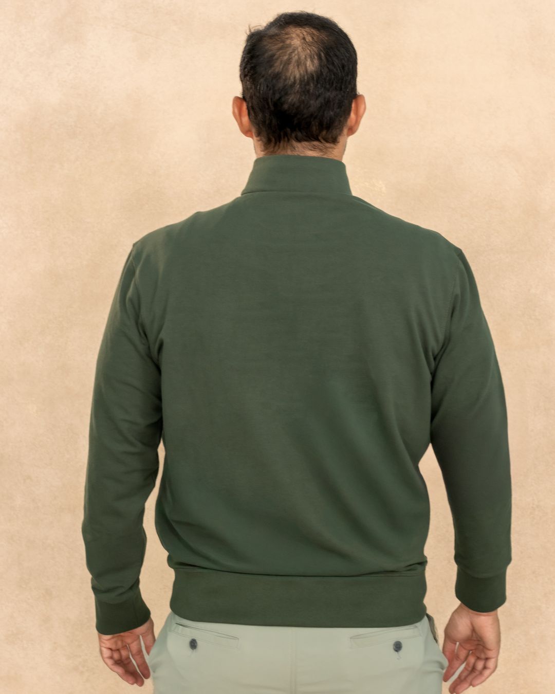 The Impeccable Halfzip™ Military Green