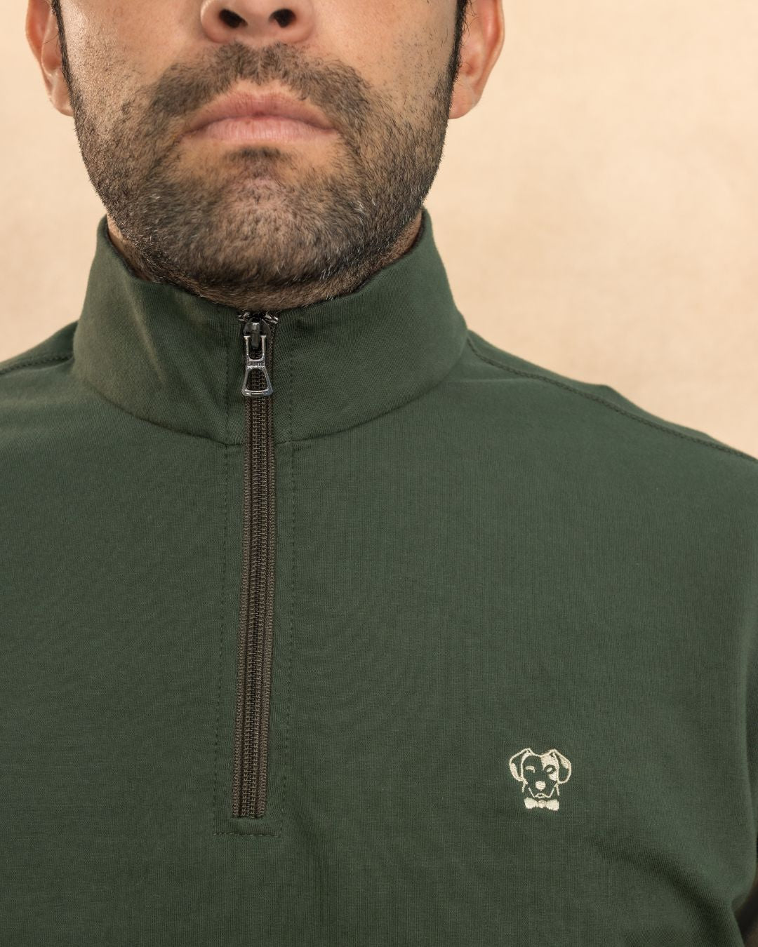 The Impeccable Halfzip™ Military Green