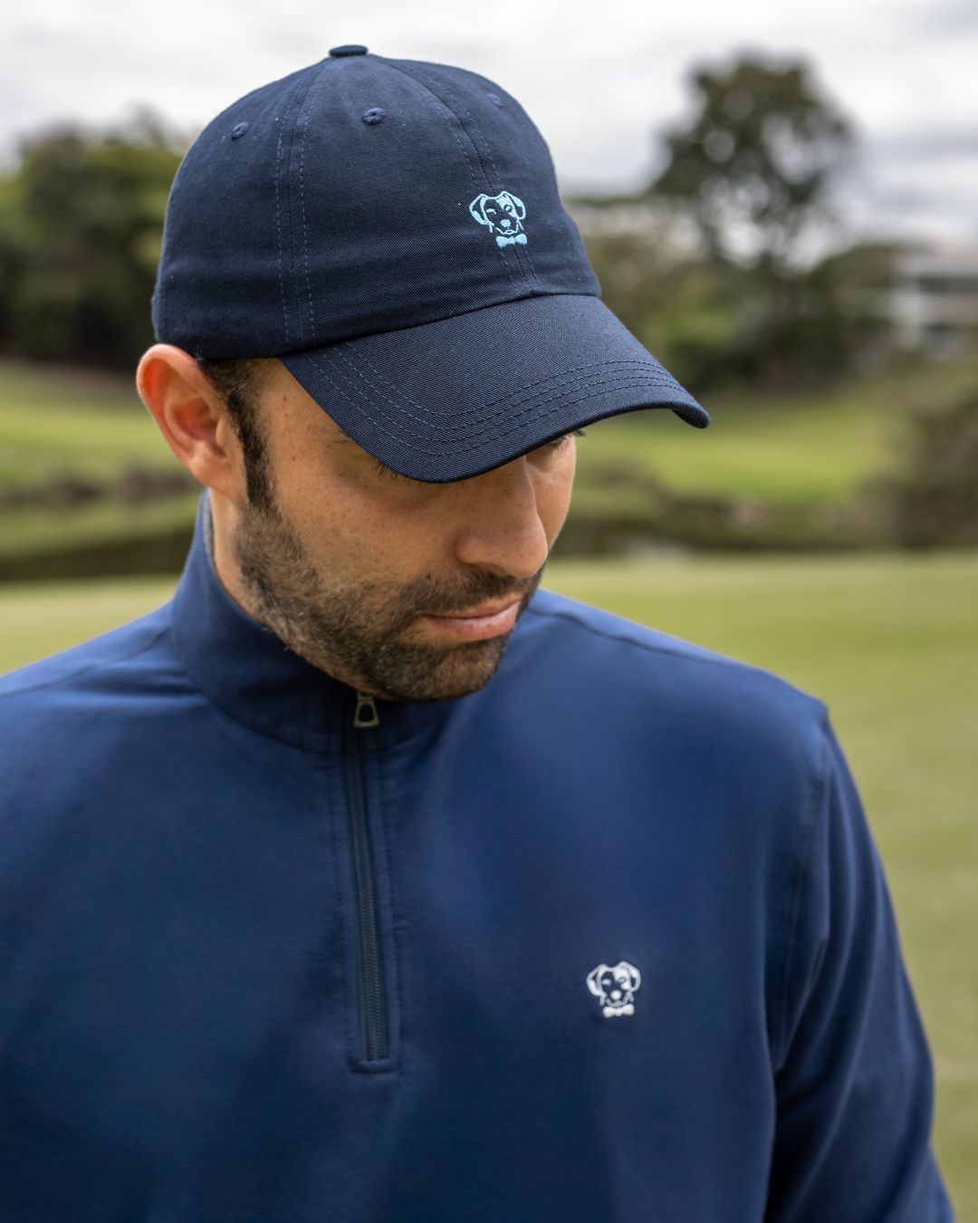The Impeccable Halfzip™ Navy blue
