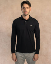 The Impeccable Long Sleeve Polo™ Black