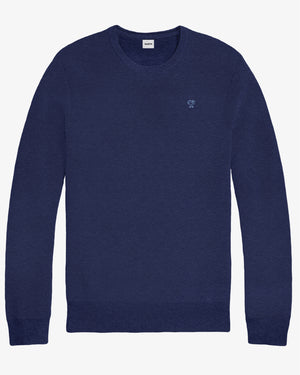 Sueter Tejido Azul Oscuro Cuello Redondo para hombre marca DANTE foto mockup