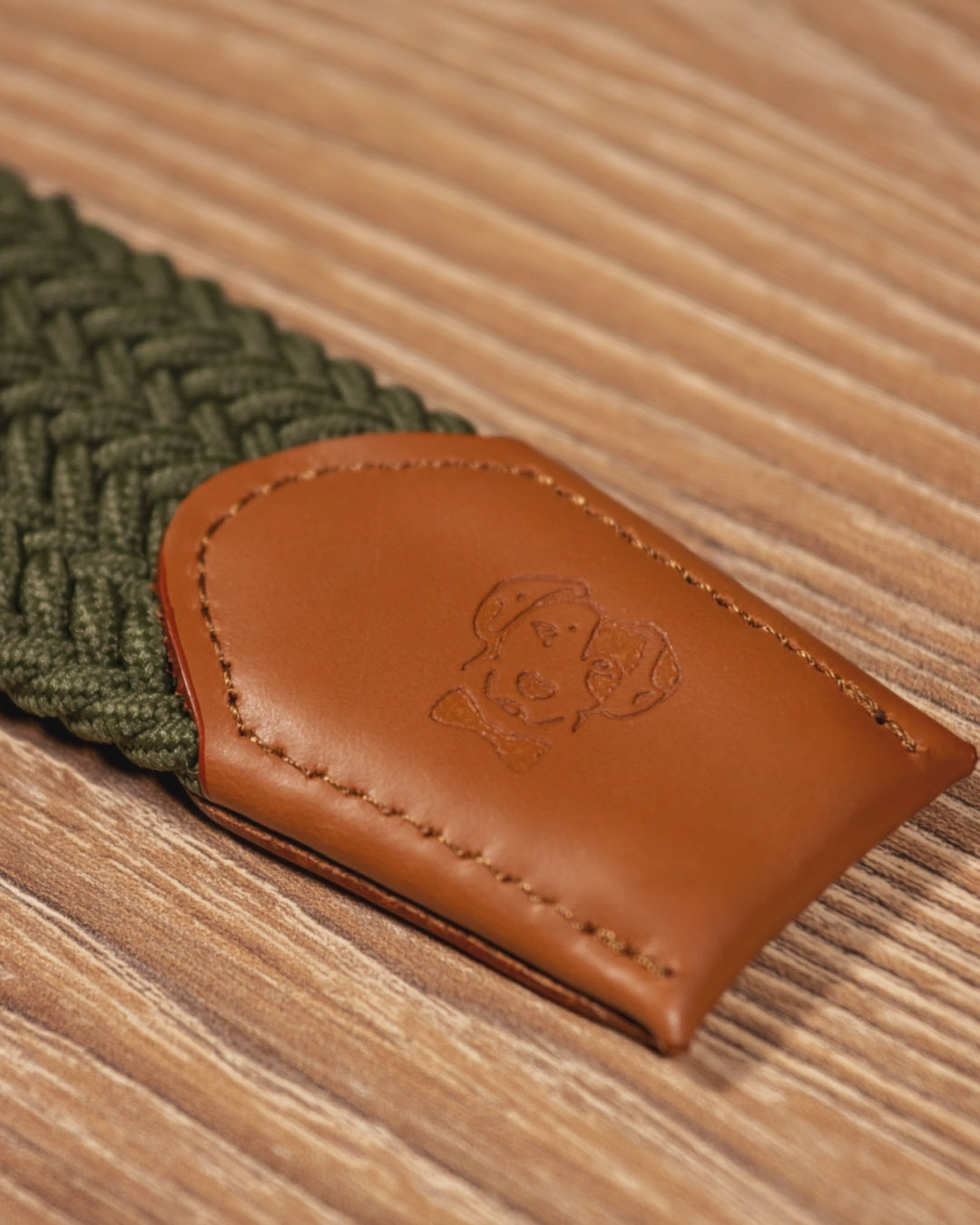 Braided Golf Military Green Belt