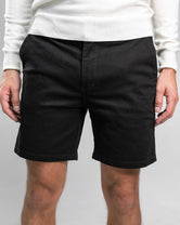 Black Stretch Shorts - Slim Fit