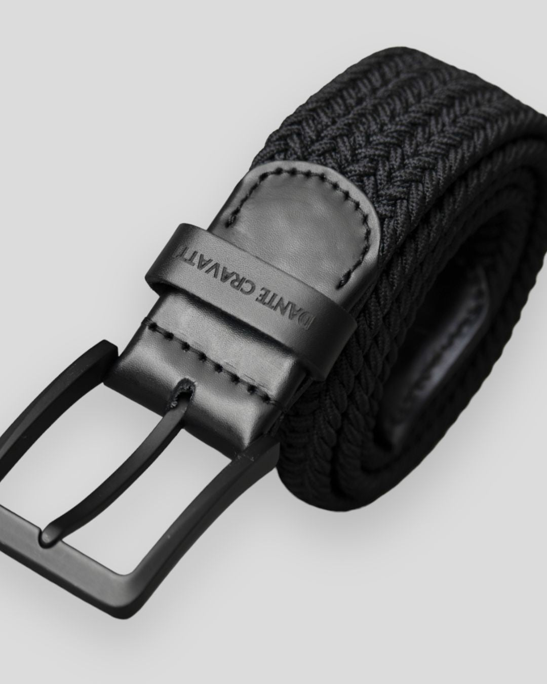 Braided Golf Black Belt